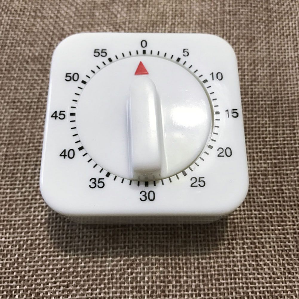 Mini Mechanical Timer 1Hr/60Min Game Count Down Counter Alarm Kitchen Cooking Tool
