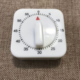 Mini Mechanical Timer 1Hr/60Min Game Count Down Counter Alarm Kitchen Cooking Tool - 45-Degree Angle