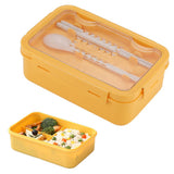 Lunch Boxes Bento Boxes Leakproof Lunch Boxes for Microwave Bento Lunch Boxes with 3 Compartments and Tableware