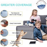 8pcs Cat Scratch Furniture Protector Pad Pet Couch Protector Cat Dog Claw Guards with 20pcs Pins