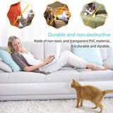 8pcs Cat Scratch Furniture Protector Pad Pet Couch Protector Cat Dog Claw Guards with 20pcs Pins