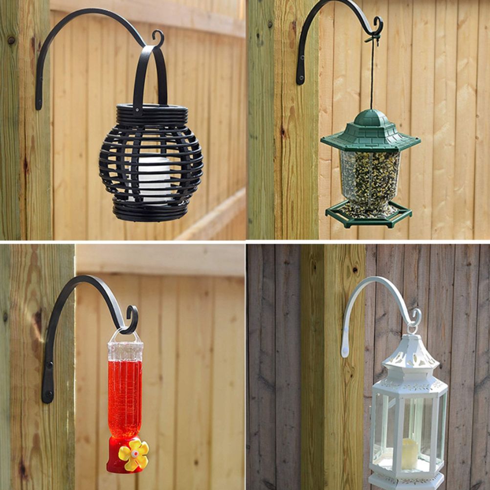 8inches Hanging Plant Bracket for Plant Hangers Outdoor Wall Plant Hanger for Hanging Bird Feeders Wind Chimes Flower Baskets