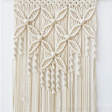 Woven Boho Wall Hanging Tapestry Bohemian Home Art Decor Apartment Dorm Room Decoration - Side View