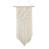 Woven Boho Wall Hanging Tapestry Bohemian Home Art Decor Apartment Dorm Room Decoration - Close-Up Angle
