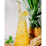 10pcs/set Bamboo Drinking Straws Reusable Eco Friendly Kitchen with Clean Brush