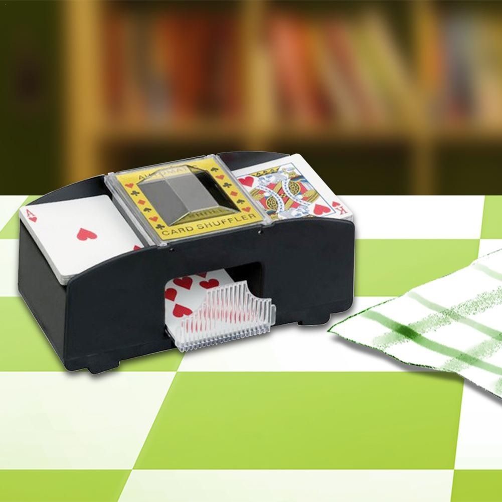 Professional Automatic Card Shuffler High Speed Automatic Shuffling Machine Battery Powered Card Shuffler