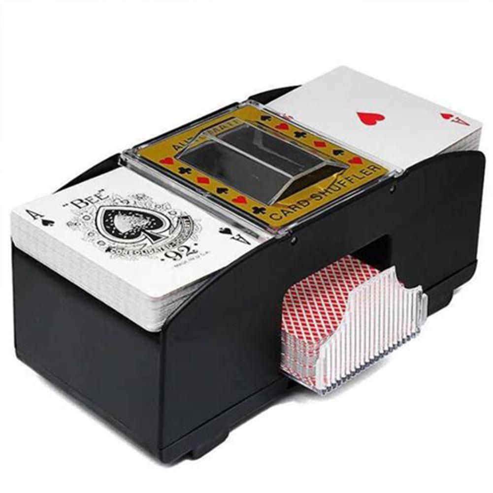 Professional Automatic Card Shuffler High Speed Automatic Shuffling Machine Battery Powered Card Shuffler