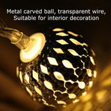 Moroccan Balls Light String 30 LEDs Fairy Light Battery Powered Decorative Light String
