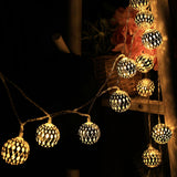 Moroccan Balls Light String 30 LEDs Fairy Light Battery Powered Decorative Light String