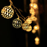 Moroccan Balls Light String 30 LEDs Fairy Light Battery Powered Decorative Light String
