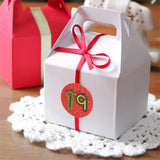 Christmas Advent Number Stickers Christmas Candy Sealing Stickers DIY Gifts Package Labels