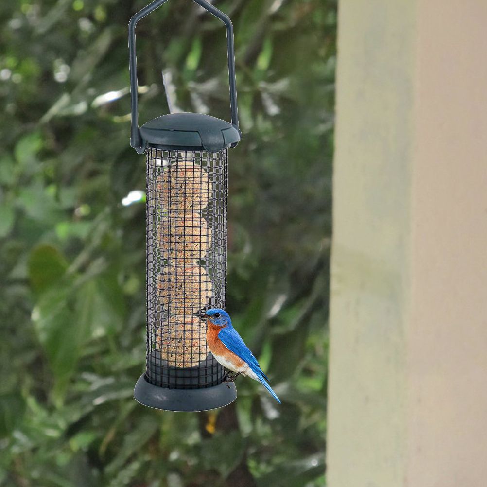 Outdoor Bird Feeder Fat Ball Food Dispenser Wild Bird Hanging Feeder