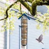 Outdoor Bird Feeder Fat Ball Food Dispenser Wild Bird Hanging Feeder - Rear View