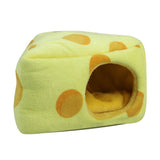 Cheese Shaped Pet Hamster Sleeping Warm Nest Winter Warm Beds Cave Pet Supplies