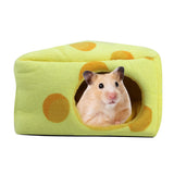Cheese Shaped Pet Hamster Sleeping Warm Nest Winter Warm Beds Cave Pet Supplies