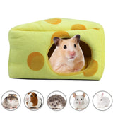 Cheese Shaped Pet Hamster Sleeping Warm Nest Winter Warm Beds Cave Pet Supplies
