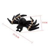 Halloween Spider Cat Toy with Teething Wood Chip Pet Funny Black Spider Legs Cat Toy Halloween Pet Funny Toys - Front View
