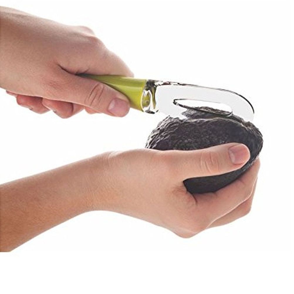 Avocado Slicing Tool 3 in 1 Avocado Cutter Tool with Comfort Grip Handle Shea Corer Peeler Kitchen Tools
