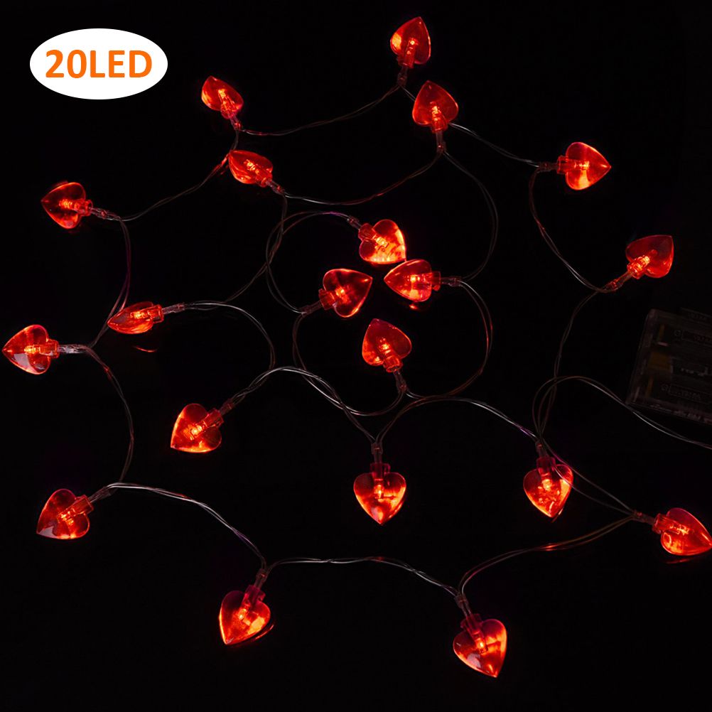 Heart Shaped String Light Valentine's Day LED String Light DIY Decorative Light