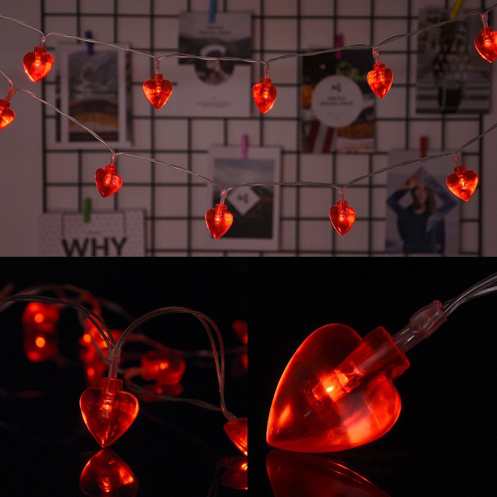 Heart Shaped String Light Valentine's Day LED String Light DIY Decorative Light