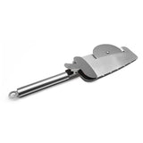 3 in 1 Pizza Cutter Wheel Serrated Edge Serving Spatula with Clip Stainless Steel Pizza Cutter Pizza Grater