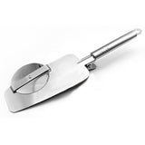 3 in 1 Pizza Cutter Wheel Serrated Edge Serving Spatula with Clip Stainless Steel Pizza Cutter Pizza Grater - 45-Degree Angle