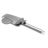 3 in 1 Pizza Cutter Wheel Serrated Edge Serving Spatula with Clip Stainless Steel Pizza Cutter Pizza Grater