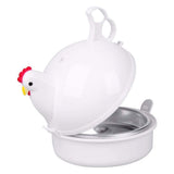 Microwave 4 Egg Poacher Boiler Cooker Non Stick Breakfast Lunch Dinner