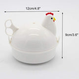 Microwave 4 Egg Poacher Boiler Cooker Non Stick Breakfast Lunch Dinner
