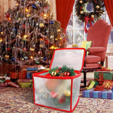 Transparent Storage Organizer Case for Storing Xmas LED Lights Garlands Christmas Tree Decorations - Extra Image