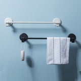 Towel Bar Rack Wall Mounted Bath Towel Holder Towel Hanger Hand Towel Bar Door Handle for Bathroom Kitchen