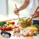 Garlic Press Stainless Steel 2 In 1 Garlic Cutter and Bottle Opener Manual Garlic Cutter Smasher Crusher - Front View