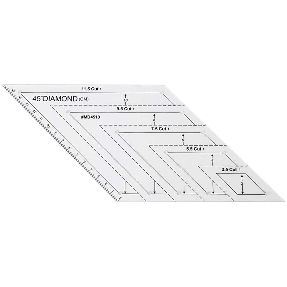 4 pcs/set Sewing Ruler Acrylic Handmade Quilt Templates Stencil Grade Ruler Triangles Hexago Patchwork Rulers DIY Sewing Tools