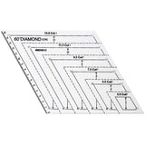 4 pcs/set Sewing Ruler Acrylic Handmade Quilt Templates Stencil Grade Ruler Triangles Hexago Patchwork Rulers DIY Sewing Tools