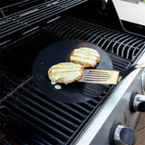 2 PCS Reusable Non Stick 40cm Round Barbecue Grill Matte Baking Mat