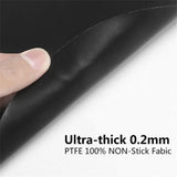 2 PCS Reusable Non Stick 40cm Round Barbecue Grill Matte Baking Mat - Low Angle