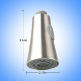 Kitchen Sink Pull Down Faucet Sprayer Pull Out Spray Head Replacement Head - 45-Degree Angle