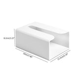 Kitchen Toilet Paper Box Adhesive Wall Mounted Paper Towel Holder Toilet Tissue Box - Front View