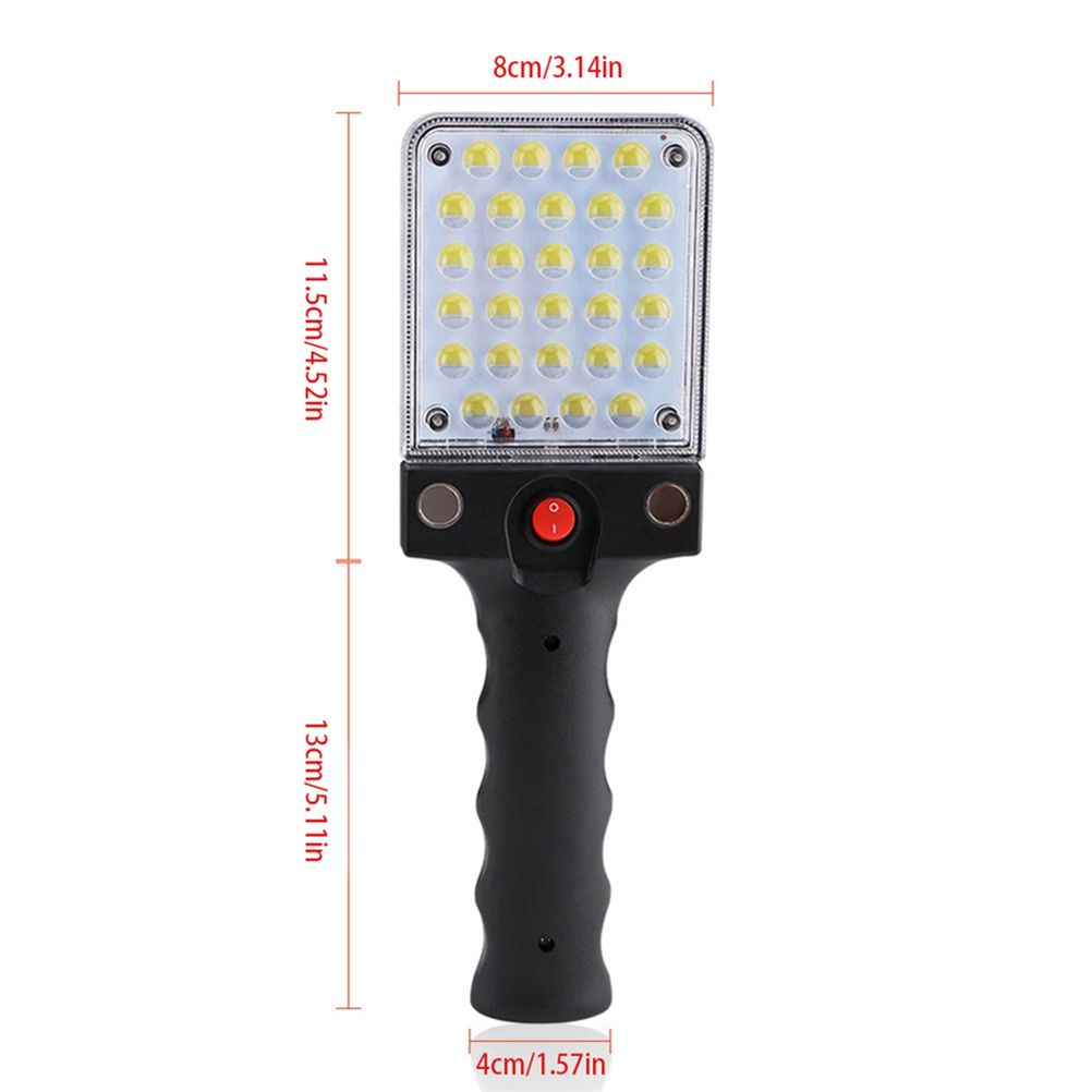 Rechargeable LED Work Light Portable Magnetic Flashlight Inspection Lamp for Car Repair Camping and Emergency