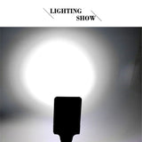 Rechargeable LED Work Light Portable Magnetic Flashlight Inspection Lamp for Car Repair Camping and Emergency - Rear View