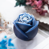6 Cavity Rose Mousse Cake Mold Holiday Party DIY Hand Soap Chocolate Baking Mold - Close-Up Angle