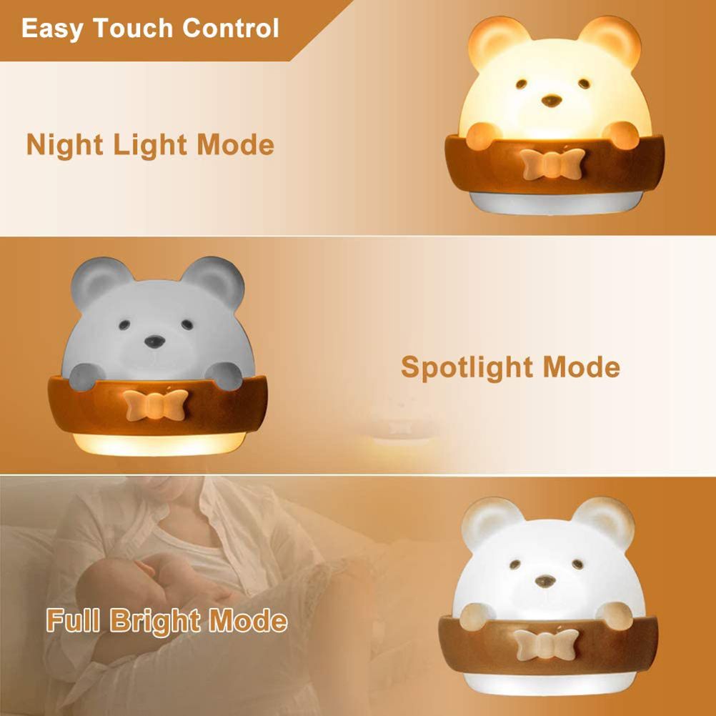 Punch Free LED Night Light Remote Control Night Light Eye Protection Kids Night Light for Bedroom