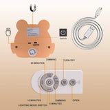 Punch Free LED Night Light Remote Control Night Light Eye Protection Kids Night Light for Bedroom