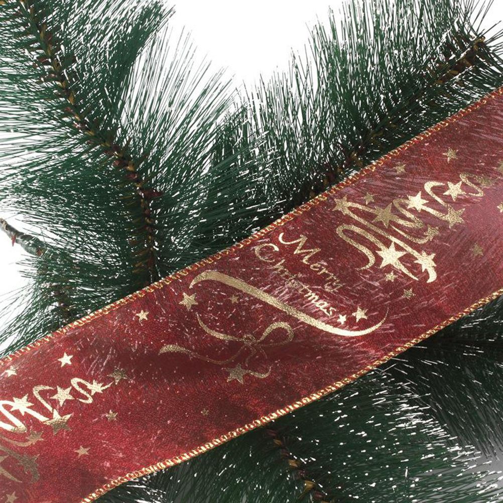 4 Rolls 2m Organza Ribbon Bling Star Printed Ribbons for Wedding Gift Package Christmas Decoration