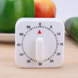60 Minutes Timer Kitchen Timer Reminder Convenient Countdown Timer Mechanical Timer - Rear View