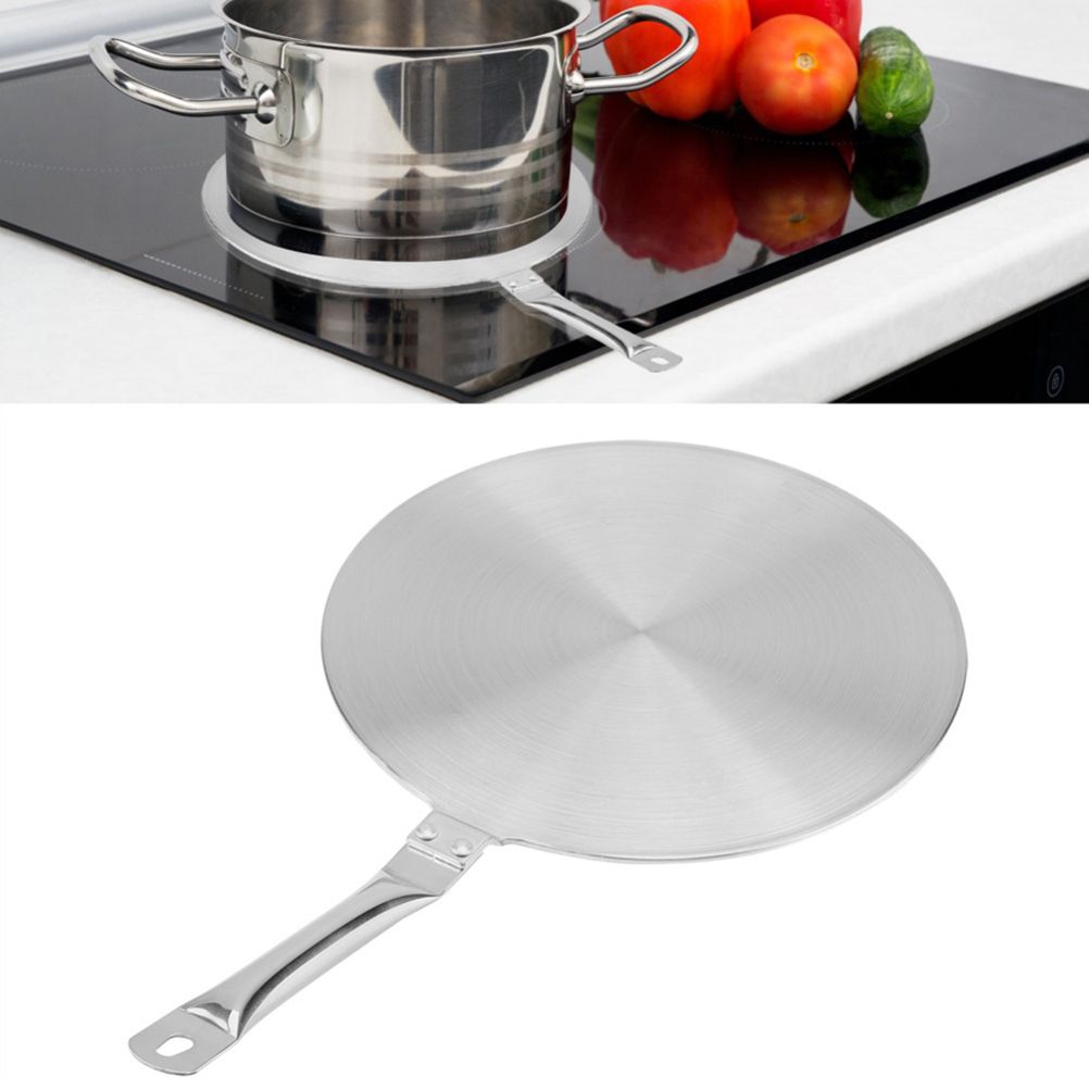 Stainless Steel Induction Diffuser Plate Heat Diffuser for Electric Gas Stove Induction Cooktop Heat Diffuser Cooking Induction Adapter