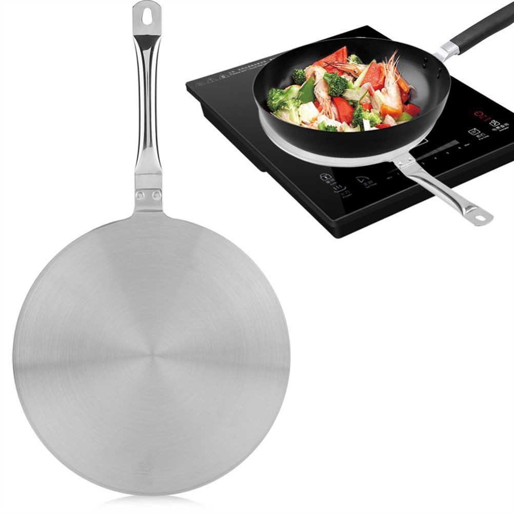 Stainless Steel Induction Diffuser Plate Heat Diffuser for Electric Gas Stove Induction Cooktop Heat Diffuser Cooking Induction Adapter