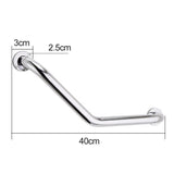 Stainless Steel Toilet Bathroom Safety Grab Bar Bathtub Handrails Bathroom Handle Armrest Handle