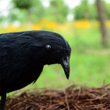 Black Crow Decoration Halloween Realistic Feathered Crows Haunted House Decor for Party Decoration Supplies