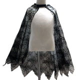 Halloween Cobweb Cloak Children Cosplay Costume Masquerade Performance Costume Spider Cloak